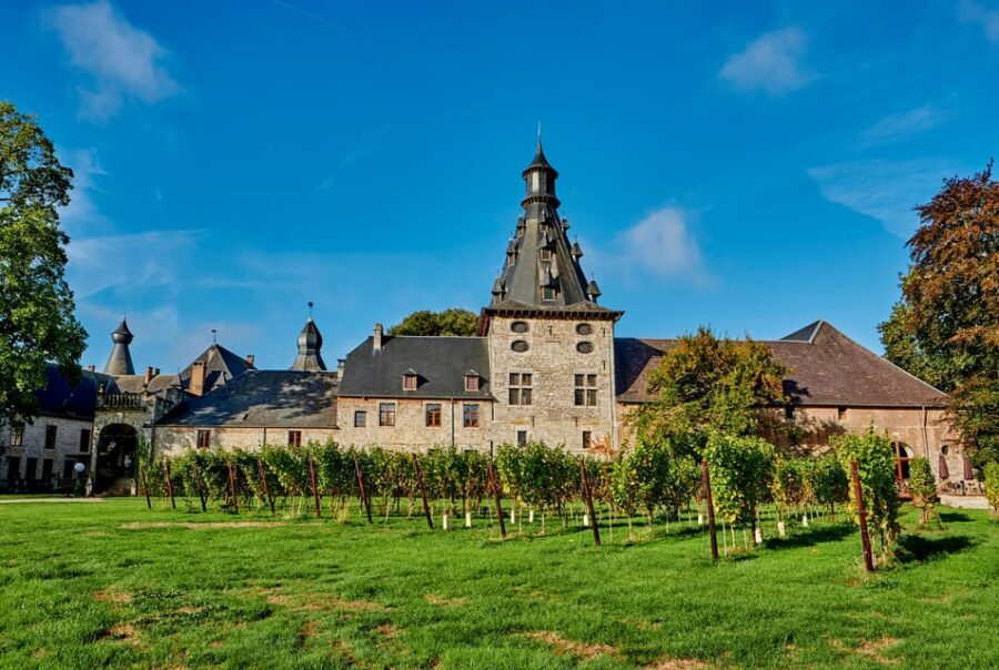 Bioul (near Dinant) : Château de Bioul Tour and Wine Tasting - First Stop: Château de Bioul’s story starts long before wine