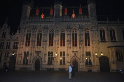 Evening Delights: Bruges Tour with Beer & Chocolate - At FNAC and Jan van Eyckplein: getting oriented fast