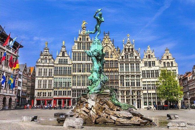 Excursion to Antwerp and Ghent by bus from Brussels with stop at the Atomium - Grote Markt and the Brabo legend: the square you can’t miss