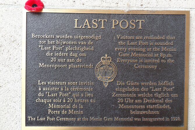 Flanders World War I Battlefields Private Tour from Brussels - Flanders Field Museum: Making Sense of the Names You’ll See