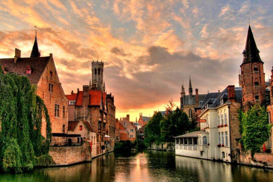 From Brussels: Private Tour of Bruges, Ghent and Flanders - Bruges canal views and the Holy Blood Basilica stop