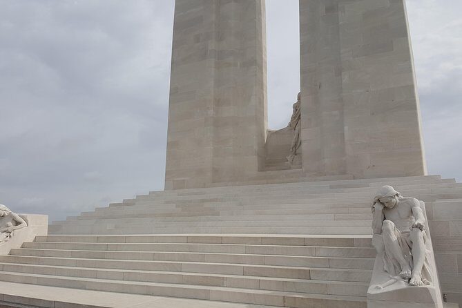 Full Day Canadian WW1 Vimy and Somme Battlefield Tour from Ypres - Beaumont-Hamel in Newfoundland territory: Caribu, preserved trenches, and a walk