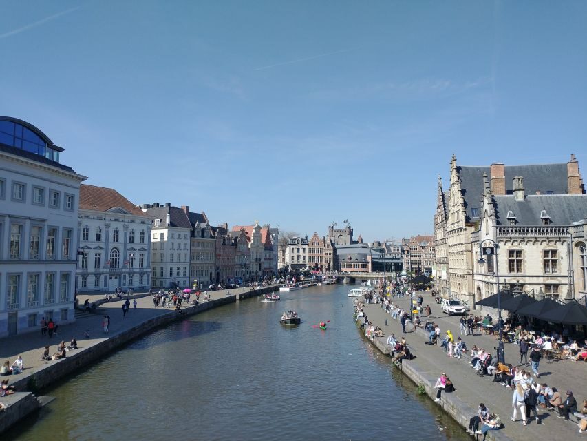 Ghent Running and Sightseeing Tour - World Expo at Kouter: the city’s older and newer layers