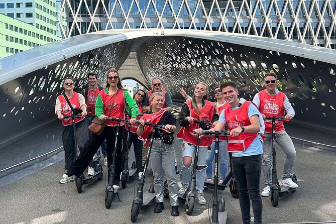 Guided E-kickscooter tour: The big five of Antwerp - Passing the Museum of Fine Arts and the art-streets around it
