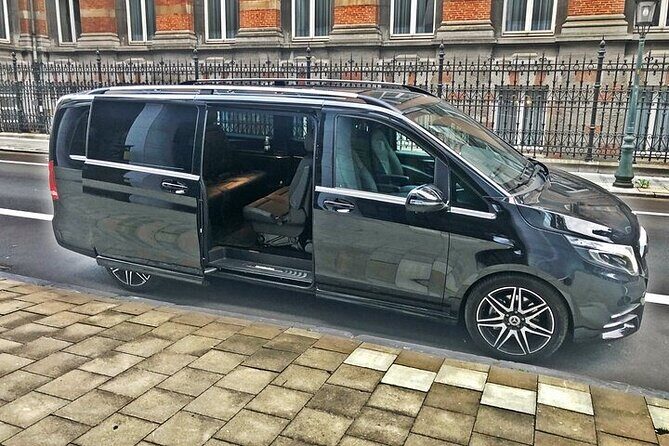 Transfer Brussels Airport --> Brussels MB V Class 7 PAX (ONE WAY) - From Zaventem to the city: what the 25-minute estimate really means