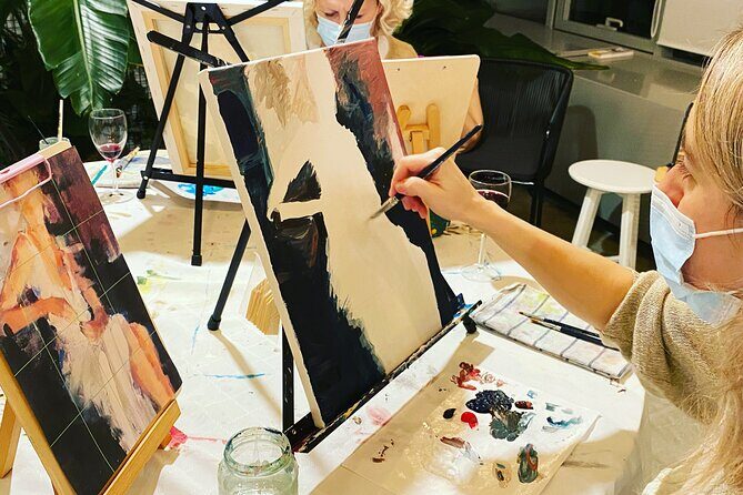Wine and Painting Workshop Experience in Brussels - Meeting at Rue de Flandre: Easy Access, Clear Start