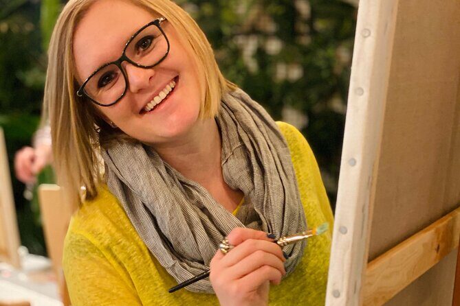 Wine and Painting Workshop Experience in Brussels - Acrylics, Canvas, and Materials You Can Actually Take Home